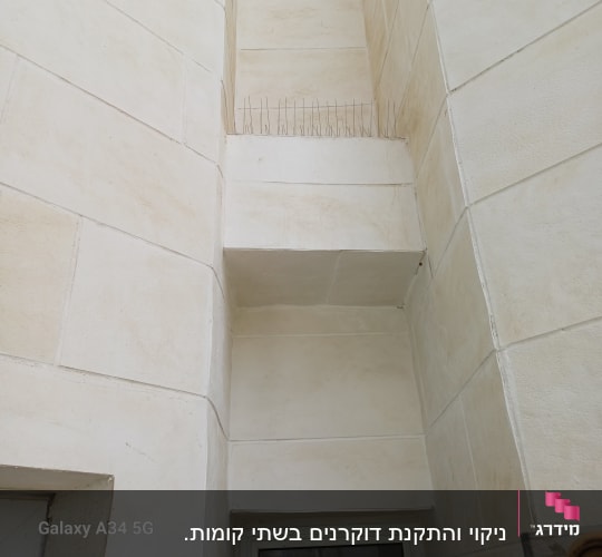 קיר עם דוקרנים להרחקת יונים